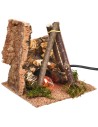 Bivacco con fuoco funzionante cm 14x14x14,5 h