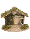 Hut with hay cm 32x18x23 h