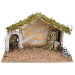 Hut with arched doorway cm 40X23X24 h