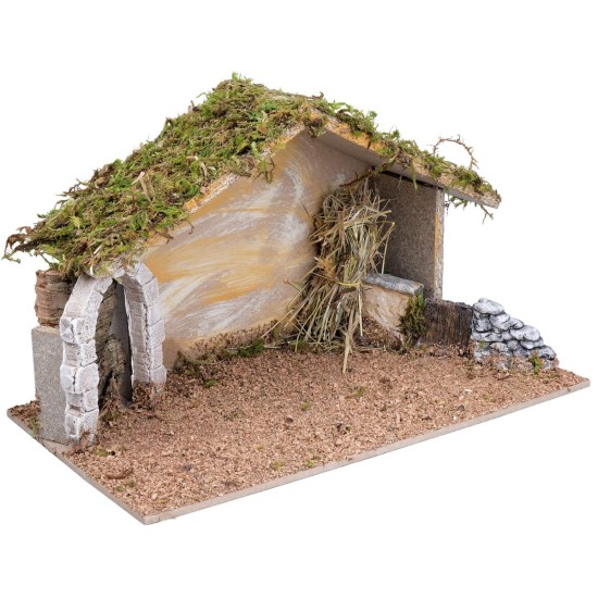 Hut with arched gate cm 40X23X24 h for Mondo nativity scene