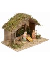 Cabin with central platform complete with Lux statues cm