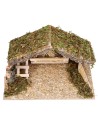Stable with manger and side ladder cm 40x23x23 h