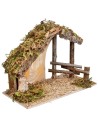 Capanna con staccionata cm 31,5x17x23 h