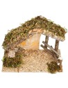 Cabaña con valla cm 31,5x17x23 h