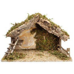 Cabaña con escalera de 50x28x32 cm h
