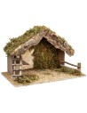 Hut with ladder cm 50x28x32 h
