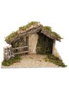 Cabaña con valla de 50x29x32 cm de altura