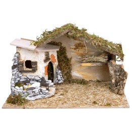 Cabaña con estructura de resina de 40x23x23,5 cm h