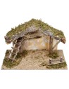 Cabaña con techo inclinado cm 60x35x35 h