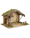 Cabaña con techo inclinado cm 60x35x35 h