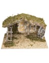 Cabaña con ranura central de 60x34,5x35 cm h