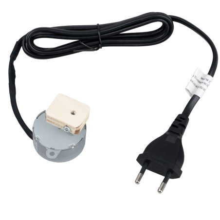 Motorreductor pequeño 10 vueltas 220V. 2W + Polea de madera