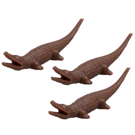 Set tre coccodrilli per statue da 3,5 cm