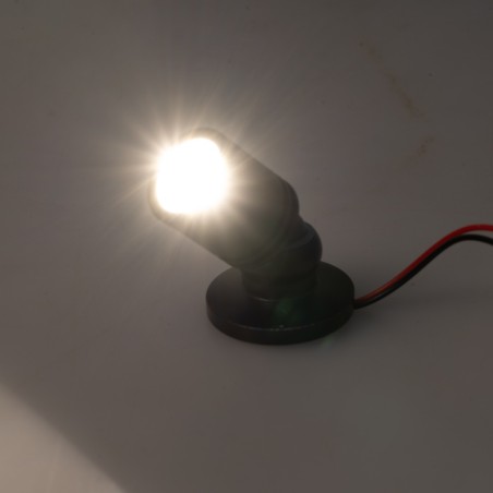 Foco con base orientable luz LED blanco cálido