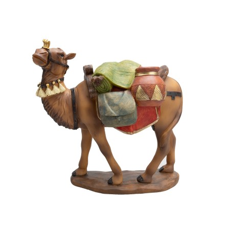 Dromedario in piedi 21 cm in resina per presepe Mondo Presepi