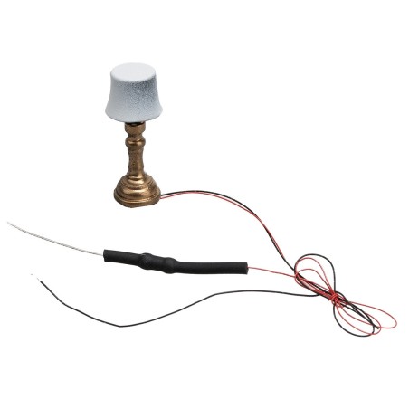 Lampada da tavolo con base dorata 2,4 cm 12v