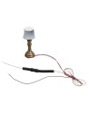 Table lamp with golden base 2,4 cm 12v