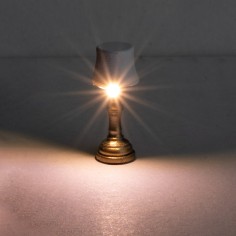 Lampada da tavolo con base dorata 2,4 cm 12v 2