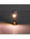 Lampada da tavolo con base dorata 2,4 cm 12v