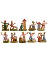 Set 10 mestieri serie 4 cm Euromarchi