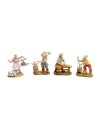 Set 4 mestieri serie 4 cm Euromarchi