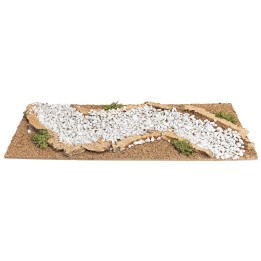Strada sterrata con doppia curva componibile cm 13x33x1 h