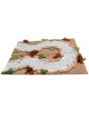 Left curve road cm 13x33x1 h