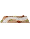 Strada curva a sinistra cm 13x33x1 h