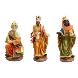 Set of Three Wise Men in resin, 40 cm series