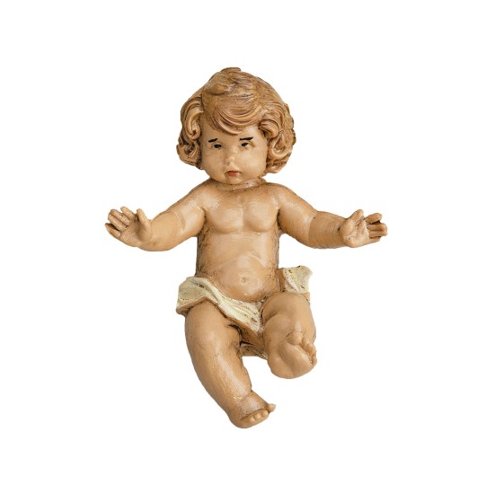Gesù bambino nella culla serie Euromarchi 16 cm in Lux