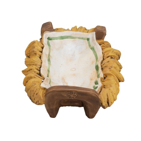 Baby Jesus in the cradle series Euromarchi 16 cm in Lux