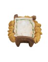 Baby Jesus in the cradle series Euromarchi 16 cm in Lux