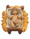 Gesù bambino nella culla serie Euromarchi 16 cm in Lux