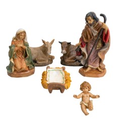 Natividad 5 sujetos serie Euromarchi 16 cm en Lux para pesebre 2