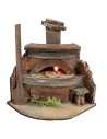 Forno del pizzaiolo funzionante cm 7,5x7x9,5 h
