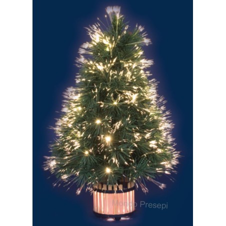 Stella Di Natale A Fibre Ottiche.Albero Natale 60h A Fibre Ottiche Sfumate Mondo