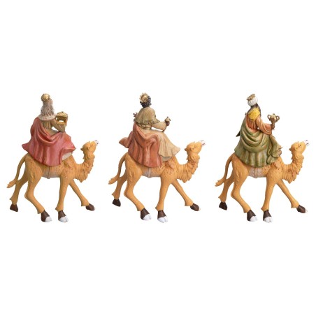 Tre Re Magi a cammello in Lux serie 20 cm Euromarchi