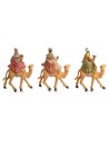 Three Wise Men on camels in Lux series 20 cm Euromarchi