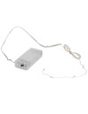 20 Micro led blu con portapile