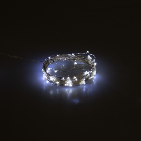 20 Micro led blu con portapile per presepe Mondo Presepi