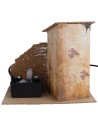 House with functional fountain, dimensions 19x13.5x18 cm h.