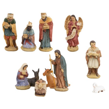 Nativity 11 subjects 12 cm series in resin