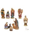 Nativity 11 subjects 12 cm series in resin