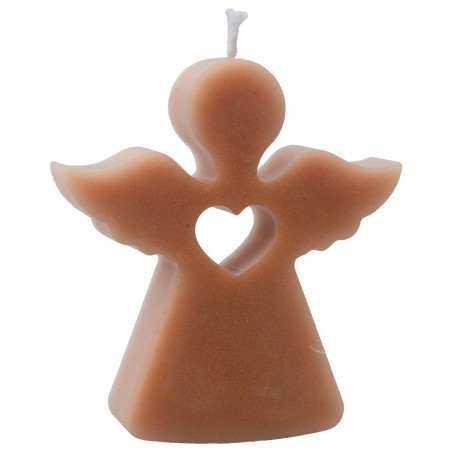 Candela Angelo in cera di soia profumata con cuore 9,8 cm per