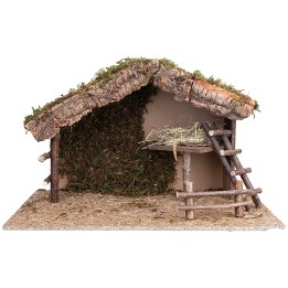 Capanna con staccionate e pianale rialzato cm 60x34,5x36,5 h