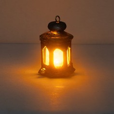 Lanterna Led gialla tremolante 12 volt 3,4 cm 2