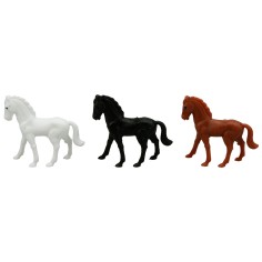 Set 3 caballos 4 cm para belén Mondo Presepi 2