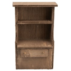 Sideboard in antiqued wood cm 10x5,7x14,1 h