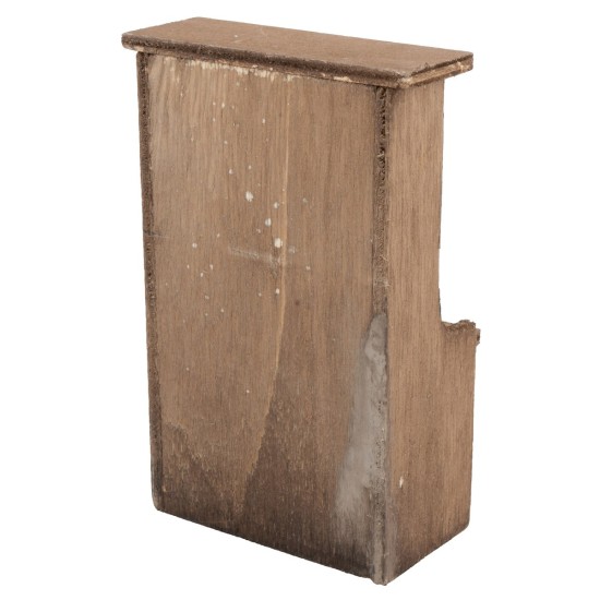 Aparador de madera envejecida cm 10x5,7x14,1 h