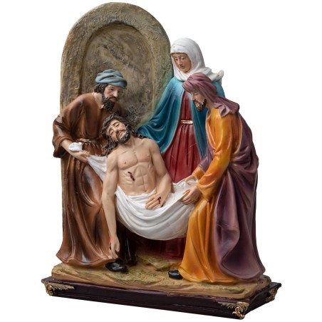 Estatuas de resina 14 estaciones Vía Crucis cm 9 para belén | Mondo Presepi